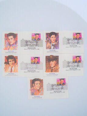 Elvis First Day Issue Covers 1993 Set